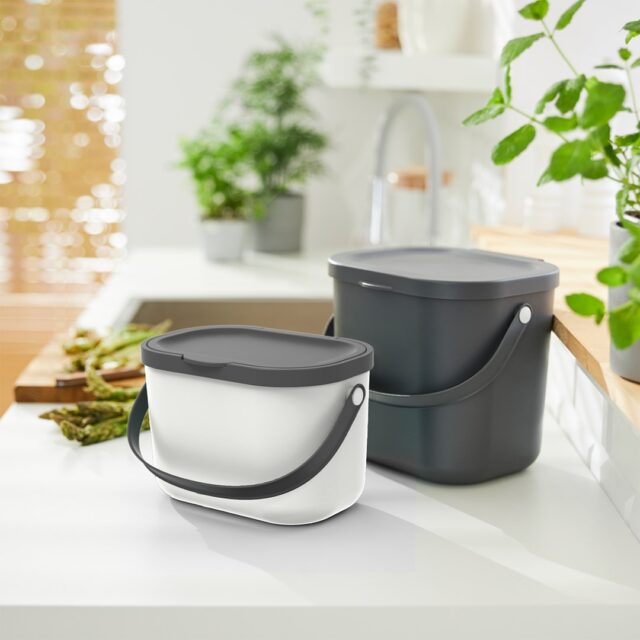 ROTHO Albula White - waste sorting container - 3 2l - imagine 5