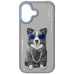 Case Nimmy Glasses Cool Dog for iPhone 17 grey