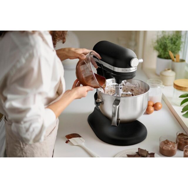 KitchenAid 5KSM60SPXEBM Stand mixer 375 W Black - imagine 5