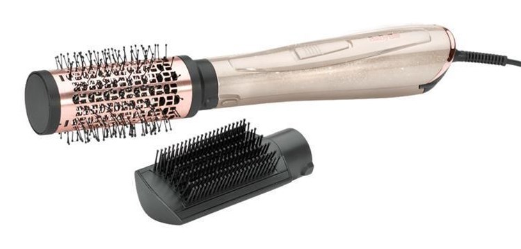 cps-b7bfb4c84ed0ccb5dc9e2100578f1f67-2026-03-25-21-50-25 BaByliss AS914PE hair styling tool Straightening brush Warm Black Rose gold 1000 W 2.5 m - imagine 1