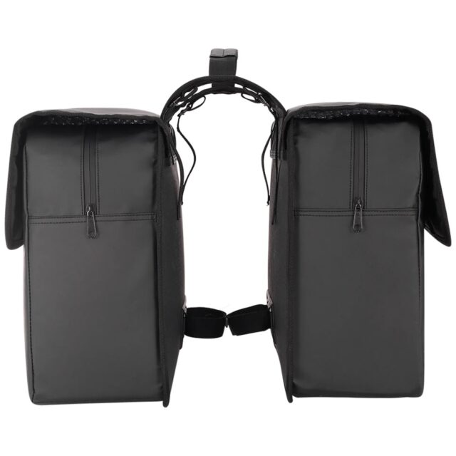 Bicycle Double Pannier Bag West Biking  36l black - imagine 2
