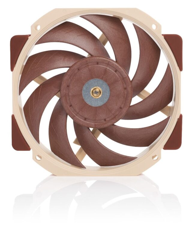 Noctua NF-A12X25R PWM Computer case Fan 12 cm Beige  Brown - imagine 3