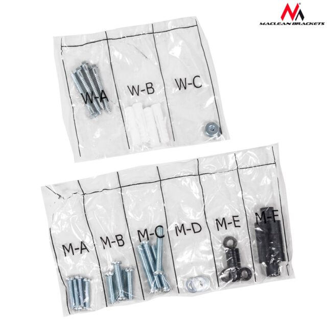 LCD LED Plasma TV Mount Wall Slim Mount Max. 32-70  Up To 35kg Maclean MC-748 - imagine 7