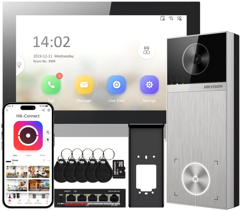 cps-b833dade15c6448198037faa1f8eecf2-2026-03-31-01-37-45 DS-KIS613-S Zestaw wideodomofonowy HIKVISION - imagine 1