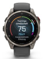 Garmin fenix 8 Pro 3.56 cm (1.4 ) AMOLED 47 mm Digital 454 x 454 pixels Touchscreen Graphite  Titanium Wi-Fi GPS (satellite) - imagine 10