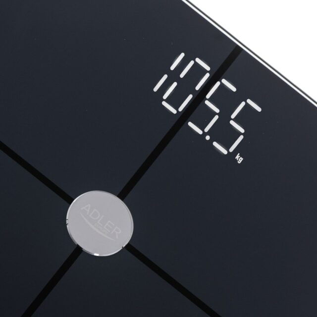 ADLER 8187b black bathroom scales - imagine 3