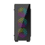 Gembird Fornax 500 Midi Tower Black - imagine 8