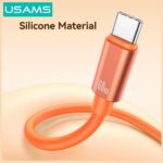 Cable USAMS U97 60W USB-C to USB-C handstrap 30cm tarnish - imagine 4