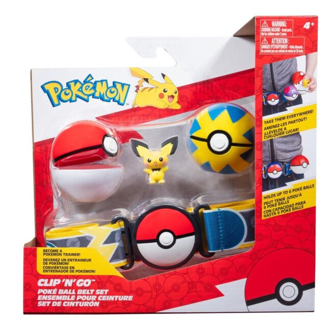 Pokemon W15 Clip ‘n’ Go Poke Ball Belt Set figurine - imagine 3
