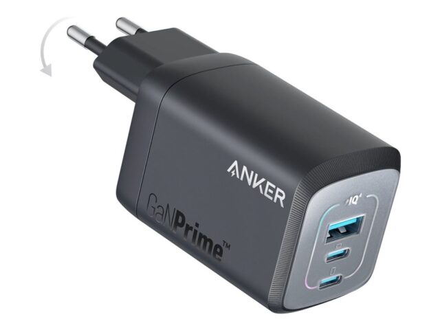 CHARGER ANKER PRIME 67W GAN BLACK - imagine 3