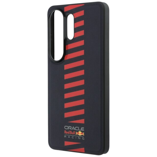 Red Bull PU Leather Meshed Powerbar Magnetic Zadní Kryt pro Samsung Galaxy S26 Ultra Navy - imagine 7