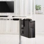 Maclean MC-885 B Under Desk Computer Holder Black Adjustable Max. 10kg. - imagine 5