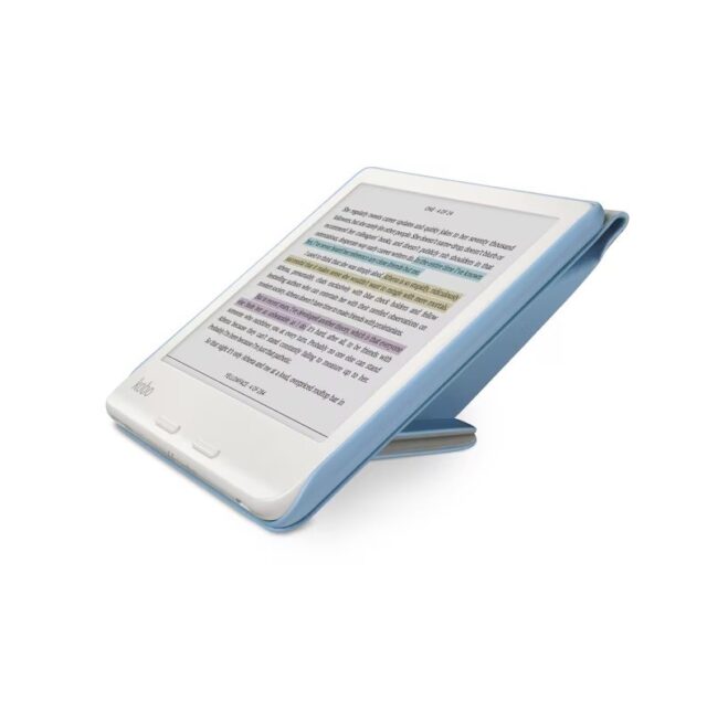 Etui Kobo Libra Colour SleepCover Case Dusk Blue - imagine 6