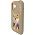 Case Nimmy Glasses Cool Dog for iPhone 17 beige - imagine 4