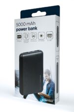 Gembird PB05-02 power bank Lithium Polymer (LiPo) 5000 mAh Black - imagine 2
