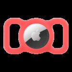 Tactical Airtag Beam Collar Red