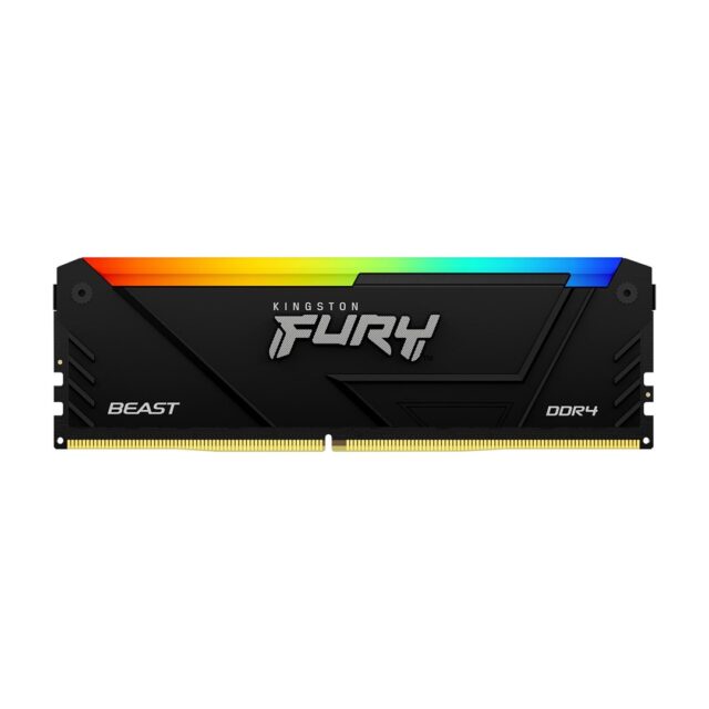 Kingston Technology FURY Beast 32GB 3200MT/s DDR4 CL16 DIMM (Kit of 2) 1Gx8 RGB - imagine 2