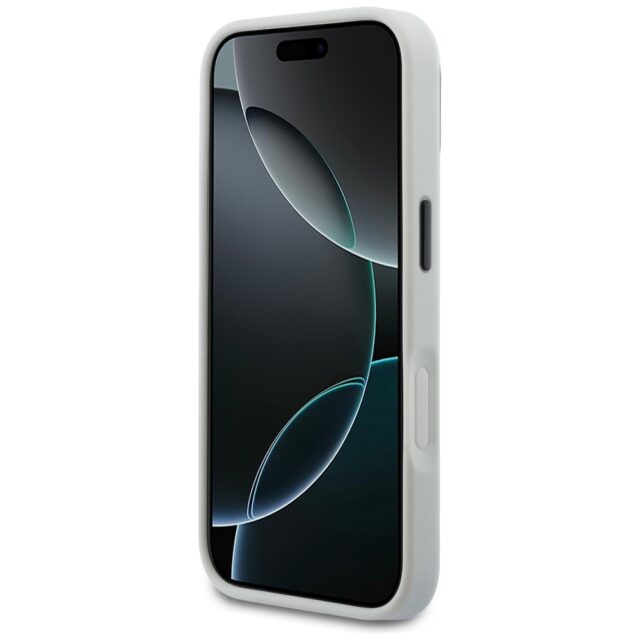 Etui Karl Lagerfeld IML Glitter KL        Diamond Logo do iPhone 17 Pro srebrny - imagine 5