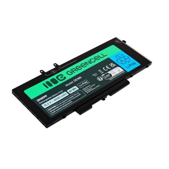 GREEN CELL BATTERY DE166 DELL 4000MAH 15.2V - imagine 4