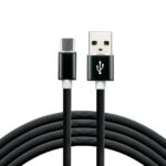 everActive cable USB-C 1m - Black  silicone  quick charge  3A - CBS-1CB - imagine 3