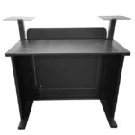 DJ BOOTH BK - Stół stanowisko DJ  podświetlana tablica LED RGB  pilot  długopisy  pokrowiec - imagine 5