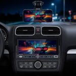 Kruger&Matz KM2017 1DIN CarPlay/AndroidAuto car radio - imagine 5