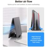 Stojak na laptopa Spigen LD208S4          Vertical Laptop Stand Space szary - imagine 10