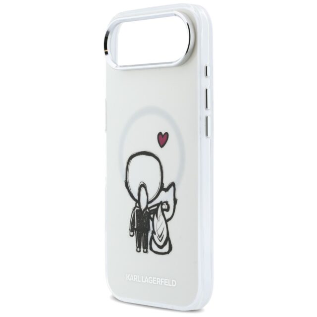 Etui Karl Lagerfeld Karl & Choupette      Back MagSafe do iPhone Air przezroczysty - imagine 6