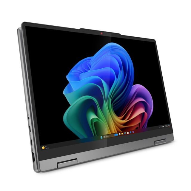Lenovo IdeaPad 5 2-in-1 14Q8X9 Copilot+ Qualcomm Snapdragon X1P-42-100 Hybrid (2-in-1) 35.6 cm (14 ) Touchscreen WUXGA 16 GB LPDDR5x-SDRAM 1 TB SSD Wi-Fi 7 (802.11be) Windows 11 Home Grey New Repack/Repacked - imagine 8