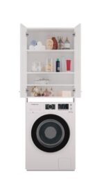 Bathroom cabinet Pola DD - White - imagine 3