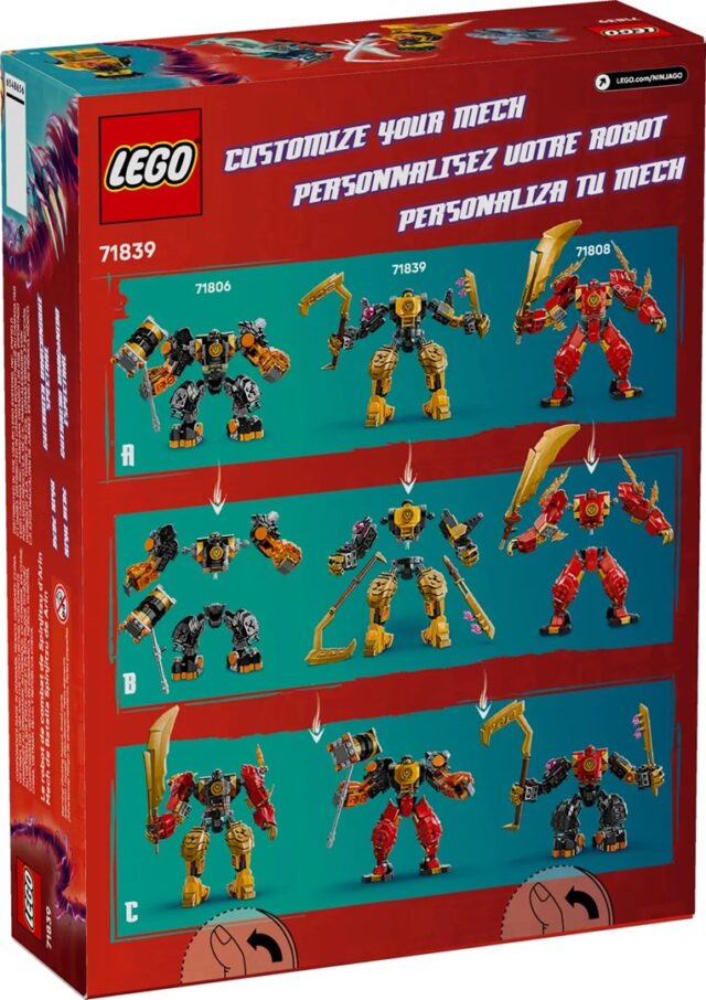 LEGO NINJAGO 71839 Arin's Spinjitzu Battle Mech - imagine 2