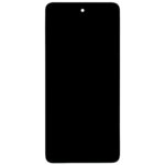 Motorola G04 LCD Display + Dotyková Deska + Přední Kryt Black (Service Pack)