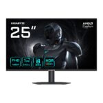 GIGABYTE G25F2A 25  FHD Gaming Monitor - 1920 x 1080  240Hz  1ms  300 cd/m2  Display HDR 10  HDMI 2.0  Displayport 1.4