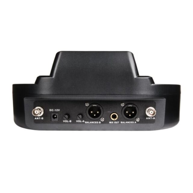 UMA VOCAL SET - Podwójny zestaw bezprzewodowy 2x mikrofon doręczny + odbiornik wraz ze stacją ładowania mikrofonów - imagine 3