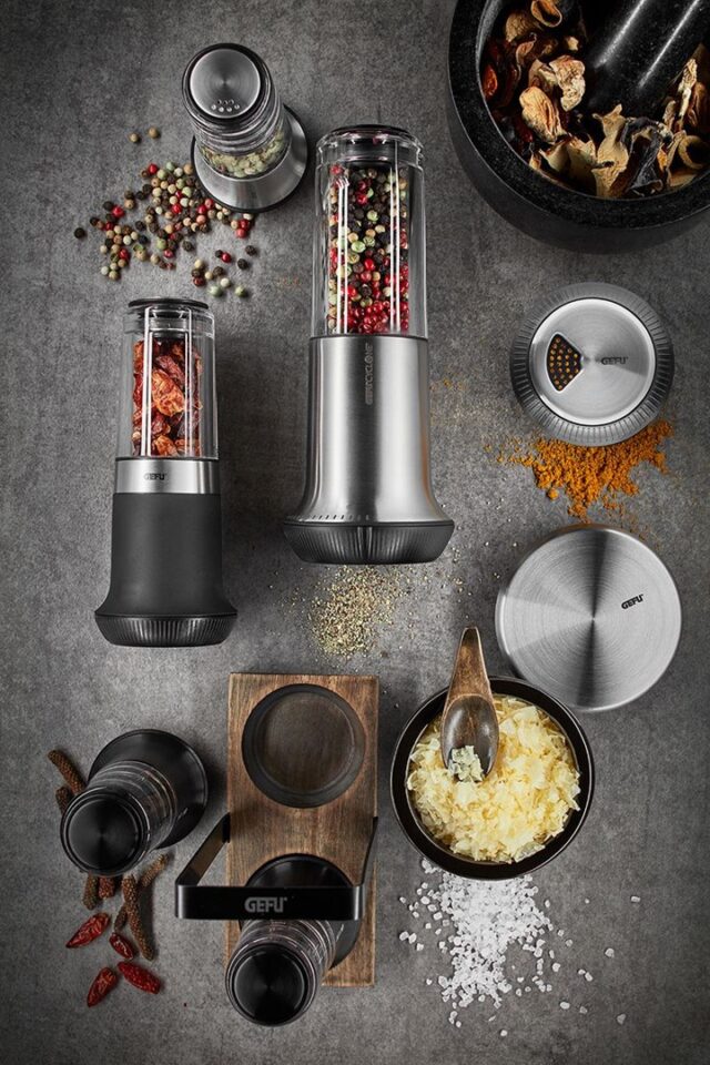 Salt & Pepper Grinder Set S X-PLOSION® Black - imagine 2