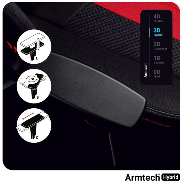 Gaming chair Diablo Chairs X-Player 2.0 King Size crimson/anthracite - imagine 9