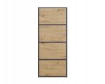 ALMA CHEST OF DRAWERS  ANTHRACITE/ARTISAN OAK - imagine 2