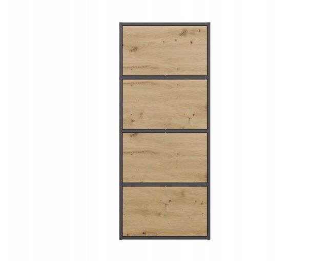 ALMA CHEST OF DRAWERS  ANTHRACITE/ARTISAN OAK - imagine 2