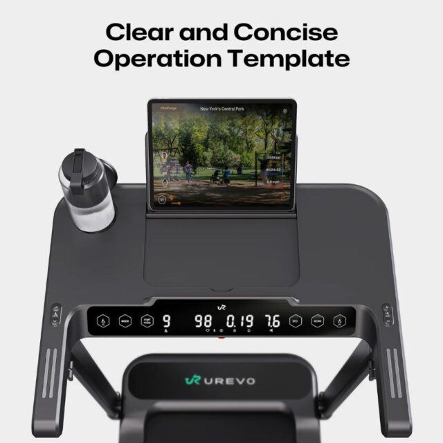 Treadmill with built-in work and exercise desk UREVO Foldi 3S - imagine 7