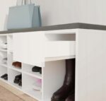TALLIN shoe cabinet  white - imagine 9