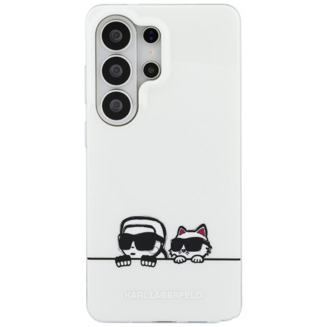 Case Karl Lagerfeld IML Peekaboo         Karl&Choupette MagSafe for Samsung Galaxy S26 Ultra transpa - imagine 4