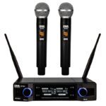 DVS2 - Mikrofon bezprzewodowy  2x nadajnik doręczny  + baza  pasmo UHF 560-590 MHz