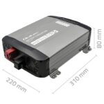 Qoltec Intelligent Professional Monolith Battery Charger for LiFePO4 AGM GEL SLA batteries | 50A | 12V - imagine 6
