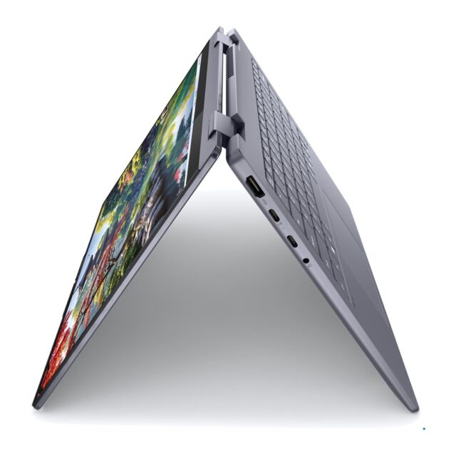 Lenovo IdeaPad 5 2-in-1 14IRH9 i5-13420H 14  WUXGA OLED 400nits Glossy 60Hz Touch 16GB LPDDR5x-5200 SSD512 57Wh Intel UHD Graphics Win11 Luna Grey - imagine 5