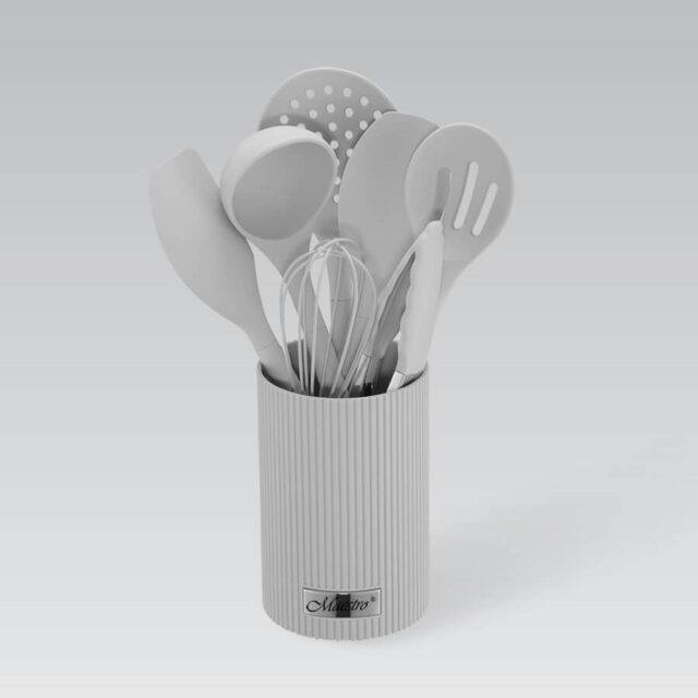 Kitchen utensils MAESTRO MR-1542-GREY 8 elements Grey - imagine 3