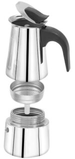 Feel-Maestro MR1660-200 manual coffee maker Pod coffee maker 0.2 L Chrome - imagine 3
