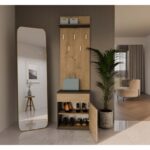 Topeshop DUO WIESZAK ANT/ART clothing hanger Anthracite  Oak - imagine 9