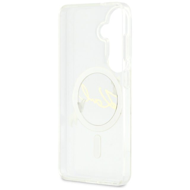 Case Karl Lagerfeld IML KC Script        MagSafe for Samsung Galaxy S26 transparent - imagine 8