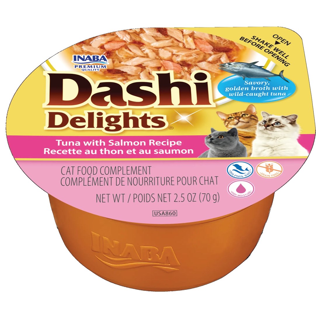 cps-bf087d909fce77b62f325e89b79ea17f-2026-03-30-07-26-41 INABA CAT DASHI DELIGHTS TUNA WITH SALMON 70g - imagine 1
