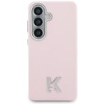 Case Karl Lagerfeld K Metal Logo MagSafe for Samsung Galaxy S26 pink - imagine 3